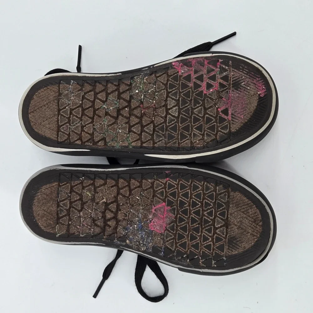 Natural Steps Trimfoot Co Comic Strip Dinosaur‎ Canvas Low Top Sneakers 8M